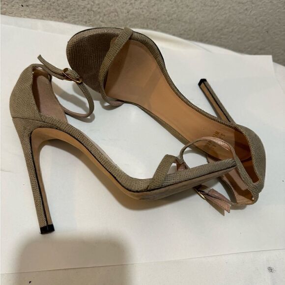 Stuart Weitzman Nudist Heel size 8 snake print accent - Picture 12 of 15